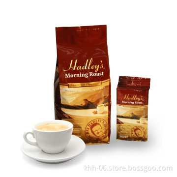 High Quality FDA Approved Side Gusset Coffee Bag with valve